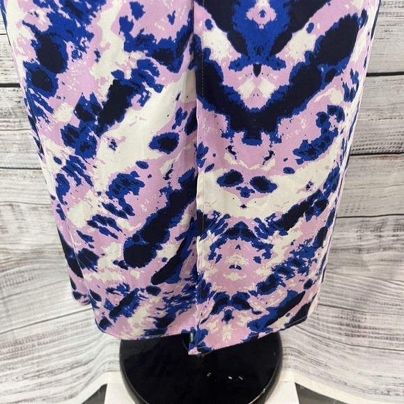 Laundry Shelli Segal Skirt size Medium Purple Blue Long Maxi Peasant Boho Hippie - Picture 12 of 16